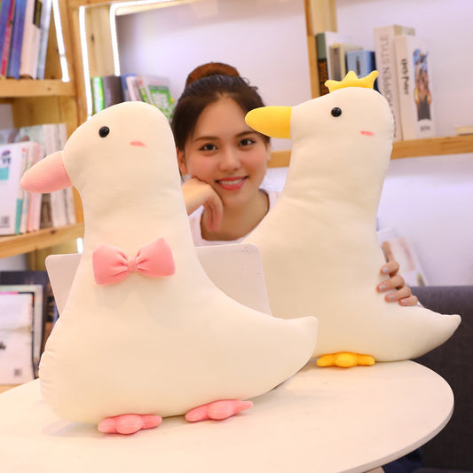 Big White Duck Plush Toy Doll – Prince & Princess Duck Birthday Gift Grab Machine Plush