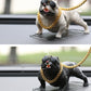 High-End Cool Trend “Bully Dog” Car Ornament, Modern Resin Dashboard Decoration