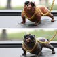 High-End Cool Trend “Bully Dog” Car Ornament, Modern Resin Dashboard Decoration