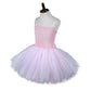 Easter Bunny Princess Catwalk Costume, Girls’ Striped Sleeveless Skirt with Headband