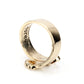 Hollow Love Dog Claw Ring, Gold Alloy Adjustable Pet-Themed Fashion Jewelry