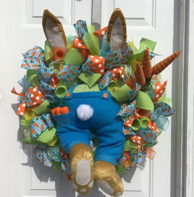 Christmas & Easter Bunny Garland, Foam Fruit Decorative Cloth Ornament (50×40 cm)