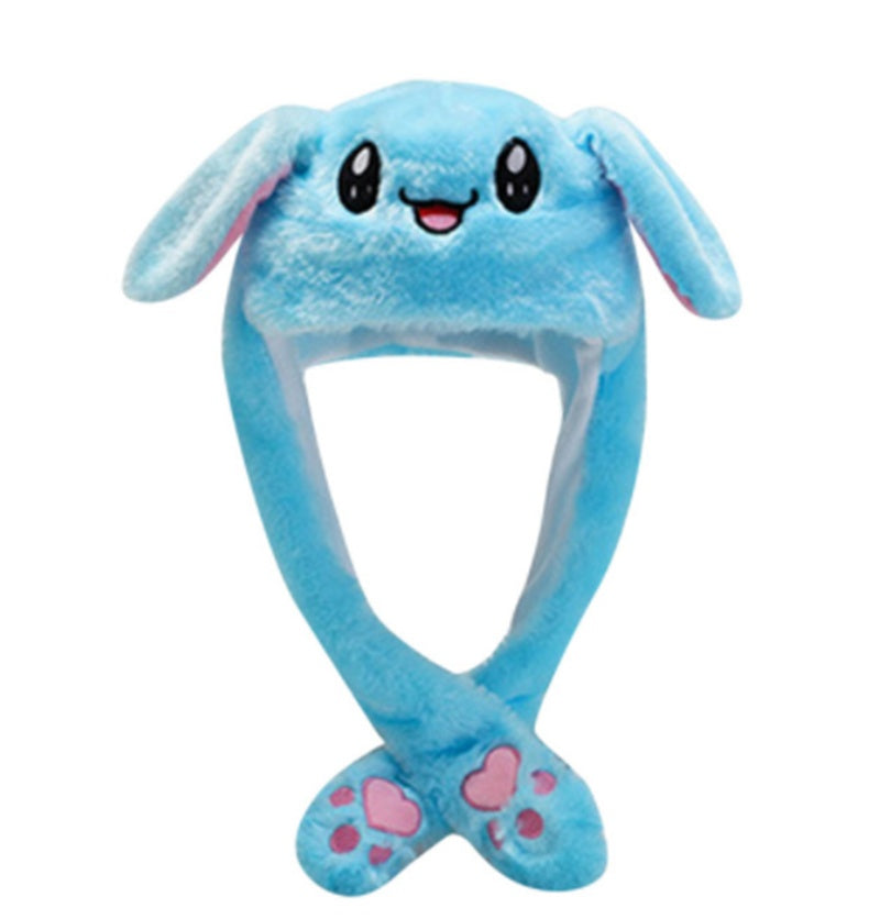 Luminous Bunny Hat, Cute Rabbit Hat With Moving Ears & Light-Up Design
