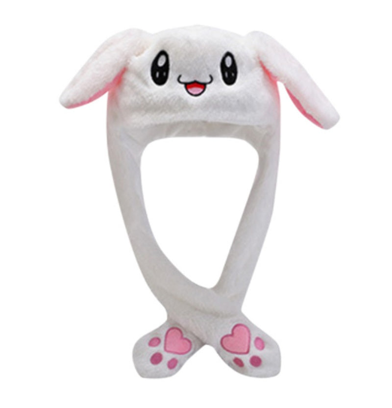 Luminous Bunny Hat, Cute Rabbit Hat With Moving Ears & Light-Up Design