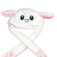 Luminous Bunny Hat, Cute Rabbit Hat With Moving Ears & Light-Up Design
