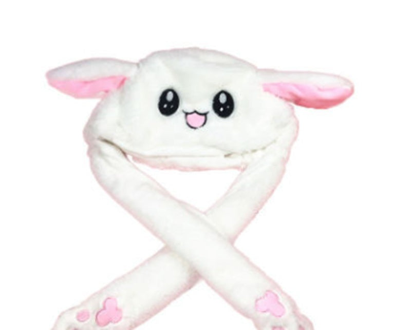 Luminous Bunny Hat, Cute Rabbit Hat With Moving Ears & Light-Up Design