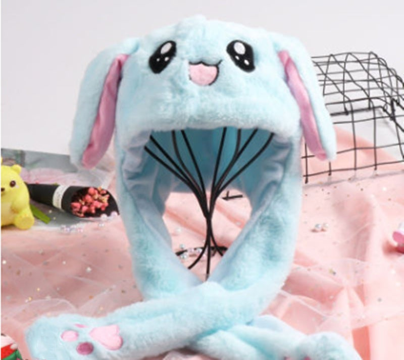 Luminous Bunny Hat, Cute Rabbit Hat With Moving Ears & Light-Up Design