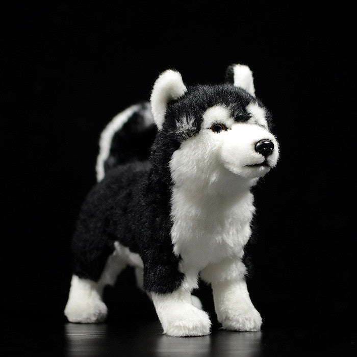 Lifelike Cuddles: Simulation Dog Plush Toy Doll ($\mathbf{26\text{cm}}$ Length).