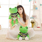 Healing Smiling Frog Plush Doll – Cute Cartoon Frog Toy (25–50 cm)