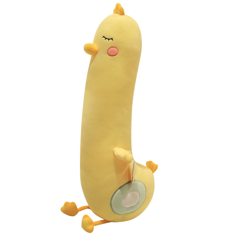 Supremely Soft: Cute Big Yellow Duck Plush Doll Toy (Down Cotton, Elastic Soft Velvet).
