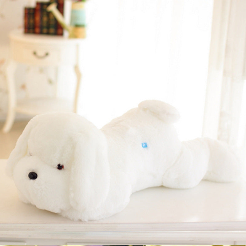 Magical Glow: LED Colorful Light-Up Cute Dog Doll ($\mathbf{50}$ or $\mathbf{85\text{cm}}$, $\mathbf{3}$ Colors).