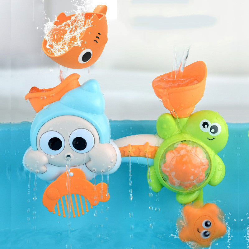 Children’s Bathroom Shower Spray Duck Toy – Cute Eggshell Rising Bath Toy