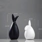 Creative Ceramic Animal Vase, Modern Simple Home & Living Room Decoration