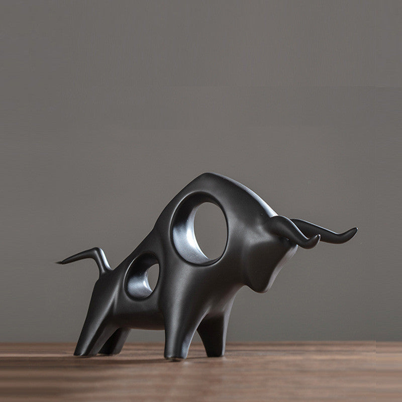 Creative Ceramic Animal Vase, Modern Simple Home & Living Room Decoration