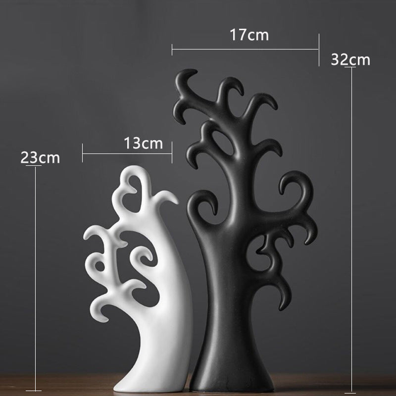 Creative Ceramic Animal Vase, Modern Simple Home & Living Room Decoration