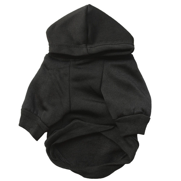Pet Clothes, Halloween Fleece Black Skull Hooded T-Shirt for Dogs & Cats