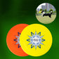 Golden Retriever Favorite: Bite-Resistant, Floating TPU Frisbee for Large Dog Training ($\mathbf{2}$ Sizes, $\mathbf{2}$ Fluorescent Colors).