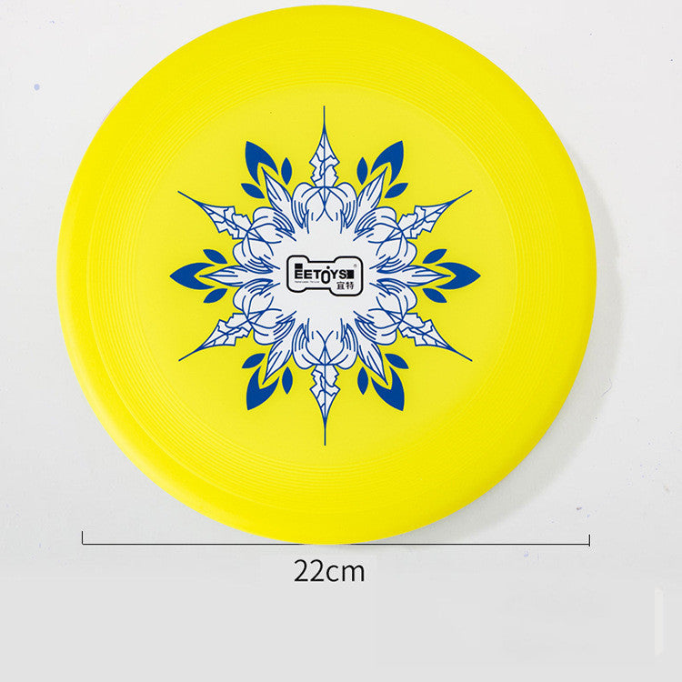 Golden Retriever Favorite: Bite-Resistant, Floating TPU Frisbee for Large Dog Training ($\mathbf{2}$ Sizes, $\mathbf{2}$ Fluorescent Colors).
