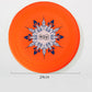 Golden Retriever Favorite: Bite-Resistant, Floating TPU Frisbee for Large Dog Training ($\mathbf{2}$ Sizes, $\mathbf{2}$ Fluorescent Colors).