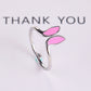Dripping Glaze Bunny Ears Ring, Women’s Cute Adjustable Copper Ring