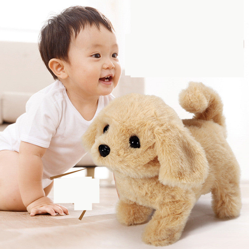 Interactive Joy: Electric Walking Animal Plush Toy ($\mathbf{18\text{cm}}$ Corgi/Teddy/Bunny).