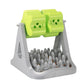 Dog & Cat Food Bowl Toy, Roller-Type Interactive Food Spiller for Pets (Gray + Green)