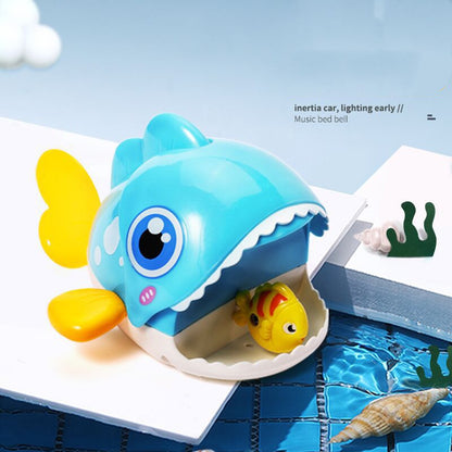 Little Yellow Duck Bath Toy – Pull-String Clockwork Water Toy for Kids