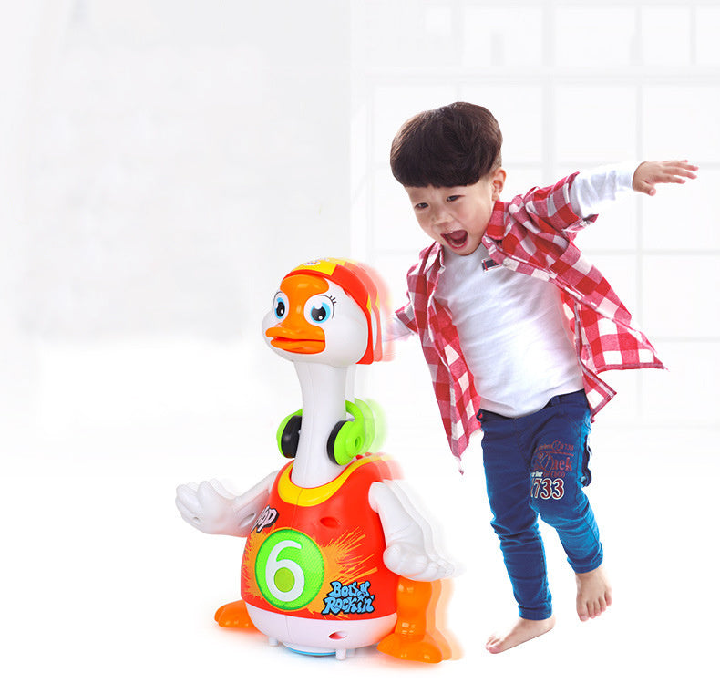 All-in-One Fun: Baby Universal Duck Educational Toy (Singing, Swinging, Dancing).