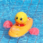 Little Yellow Duck Bath Toy – Pull-String Clockwork Water Toy for Kids