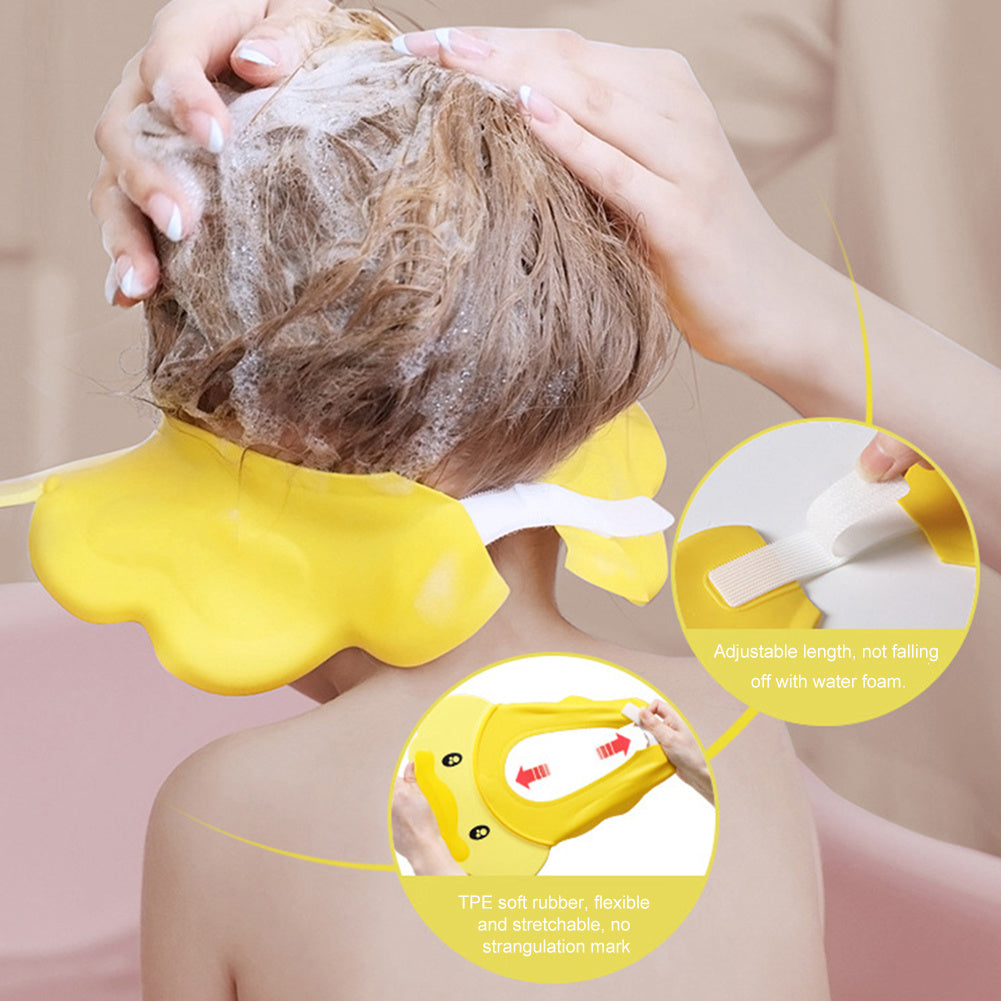 Duck Duck Baby Shampoo Cap – Adjustable Ear Protection Bath Hat