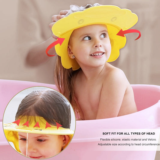 Duck Duck Baby Shampoo Cap – Adjustable Ear Protection Bath Hat