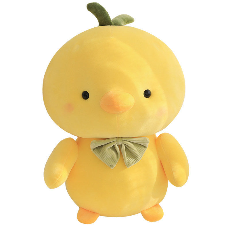 Ultra Soft Snuggles: Creative Cute Little Yellow Chicken Plush Doll (Down Cotton Filled).