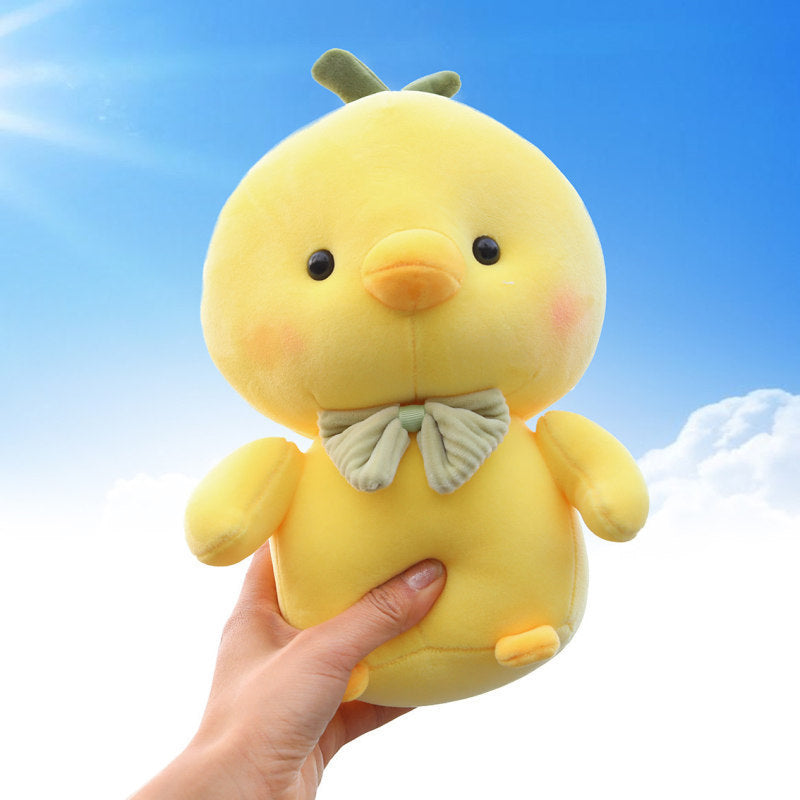 Ultra Soft Snuggles: Creative Cute Little Yellow Chicken Plush Doll (Down Cotton Filled).