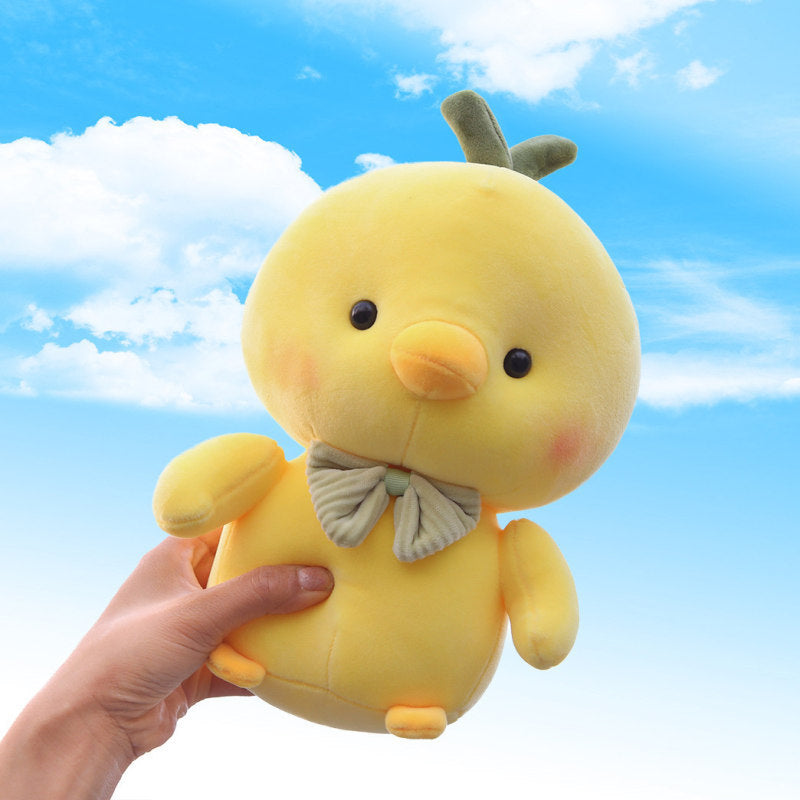 Ultra Soft Snuggles: Creative Cute Little Yellow Chicken Plush Doll (Down Cotton Filled).