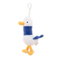 Plush Duck & Bear Keychain Backpack Pendant – Cute Animal Mini Charms Collection