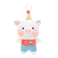 Plush Duck & Bear Keychain Backpack Pendant – Cute Animal Mini Charms Collection