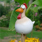 Yard Art Decor Chicken Garden Lawn Plug – Hen & Rooster Resin Ornaments for Indoor/Outdoor Decoration