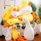 Big White Goose Plush Toy – Cute Duck Doll & Sleeping Leg Pillow for Girls