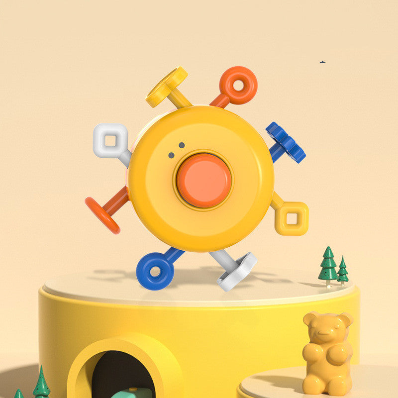 Grasp the Crab & Duck Push-and-Pull Toy – Finger Press Enlightenment Toy for Kids