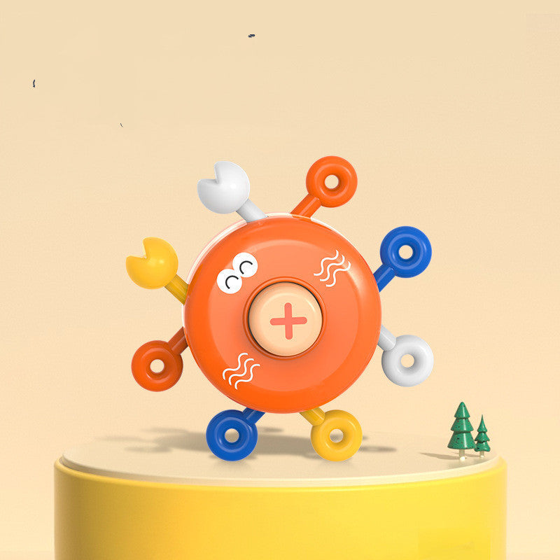 Grasp the Crab & Duck Push-and-Pull Toy – Finger Press Enlightenment Toy for Kids