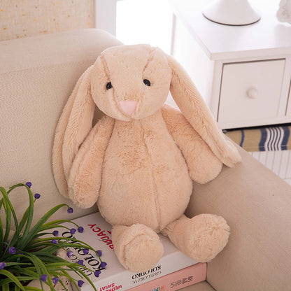 Children’s Plush Bunny Doll, Soft PP Cotton Rabbit Toy & Birthday Gift Pillow (30cm)