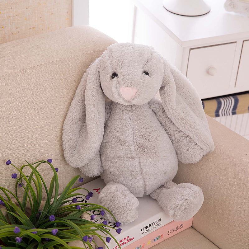 Children’s Plush Bunny Doll, Soft PP Cotton Rabbit Toy & Birthday Gift Pillow (30cm)