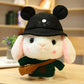 Lop-Eared Bunny Plush Toy, Cute White Rabbit Doll (30cm)