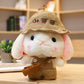 Lop-Eared Bunny Plush Toy, Cute White Rabbit Doll (30cm)