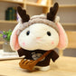 Lop-Eared Bunny Plush Toy, Cute White Rabbit Doll (30cm)