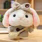 Lop-Eared Bunny Plush Toy, Cute White Rabbit Doll (30cm)