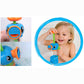 Splish Splash Learning: Educational Rhubarb Duck Baby Bath Toy Set (Waterwheel/Wheel Type).