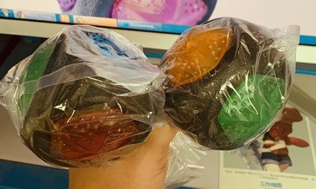 Multi-Sensory Fun: Vocal, Bouncing, Glow-in-the-Dark Rubber Dog Toy Ball ($\mathbf{7.6\text{cm}}$).