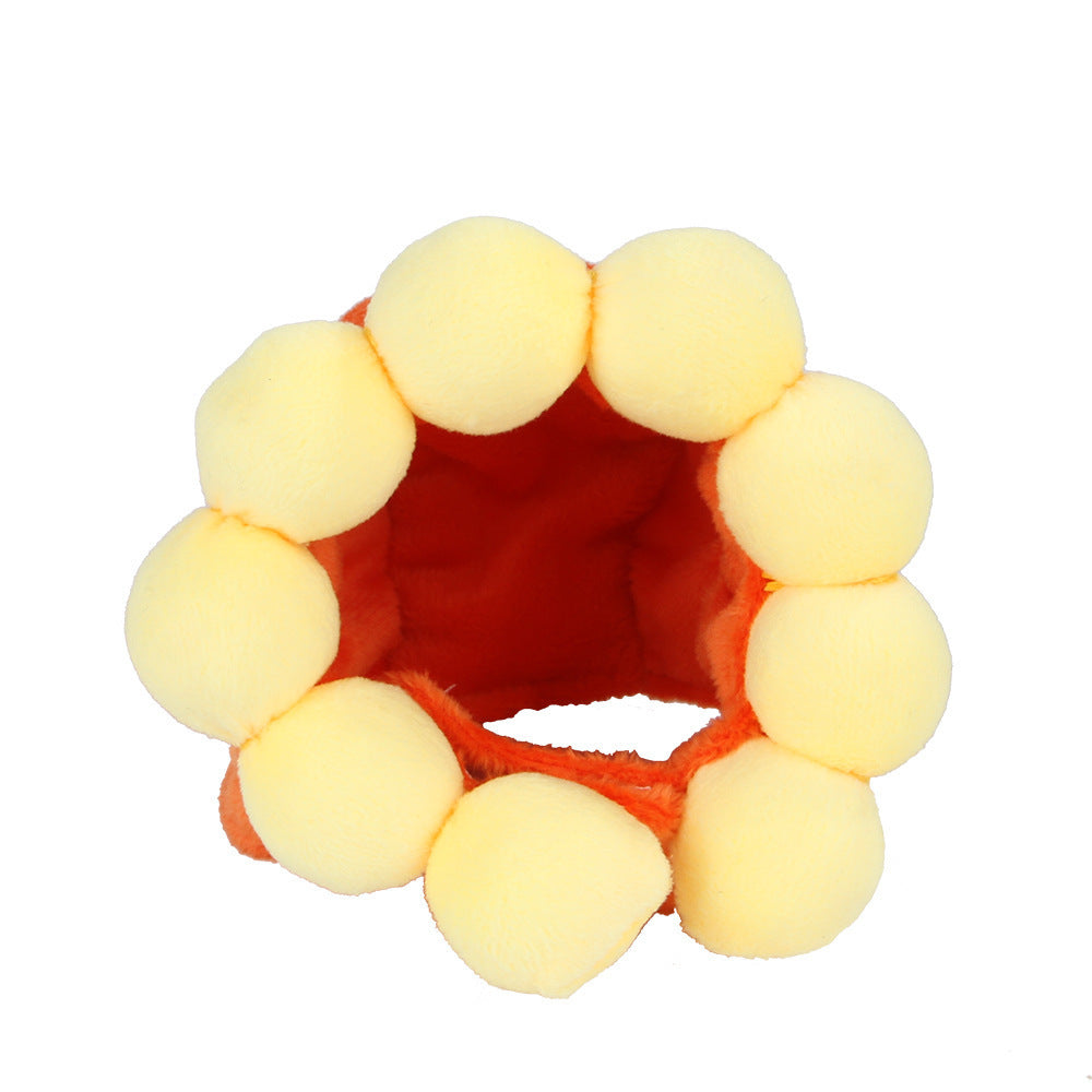 Princess Crown Lace Pearl Pet Hat, Cute Headdress Hairpin for Long & Short Hair Dogs and Cats