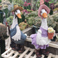Enduring Charm: Flexible Simulation Resin Duck Outdoor Garden Statue (American Country Style).